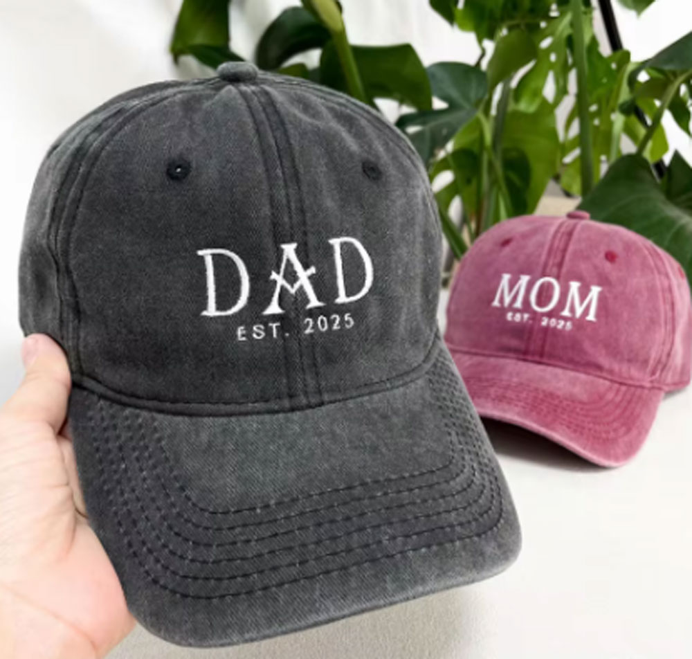 パーソナライズされた文字刺繍野球帽父の日ギフトユニークなロゴ - Embroidery Workshop のレビューと価格