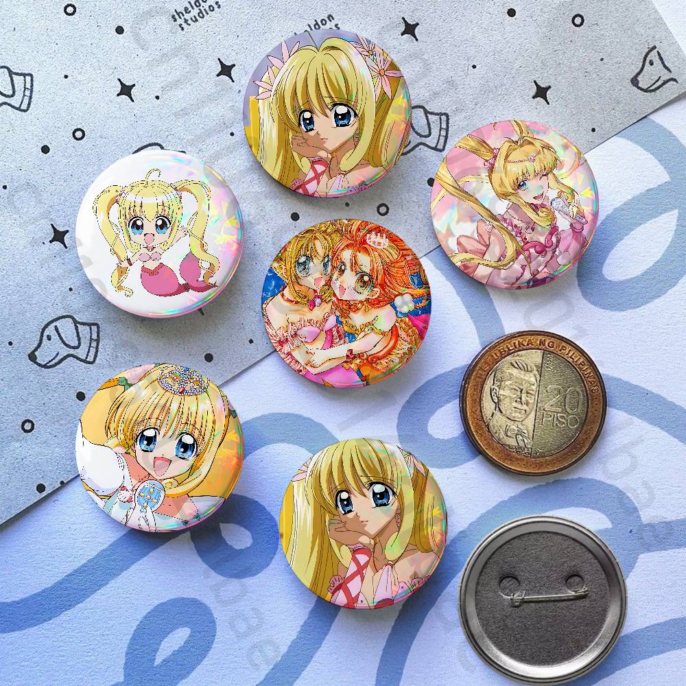 マーメイドメロディー ピッチピッチ ピンバッジ 25mm 7 - Embroidery Whale のレビューと価格