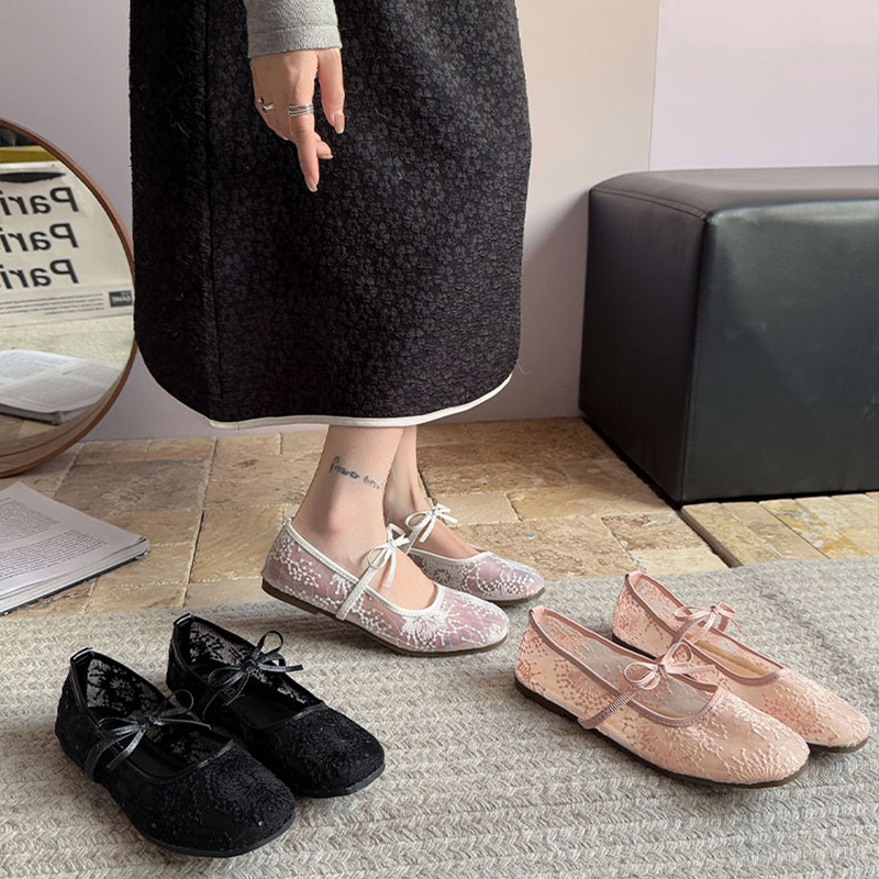 レディース ジェントル バレエシューズ 2026年新作 ホロ - Embroidery Canvas のレビューと価格