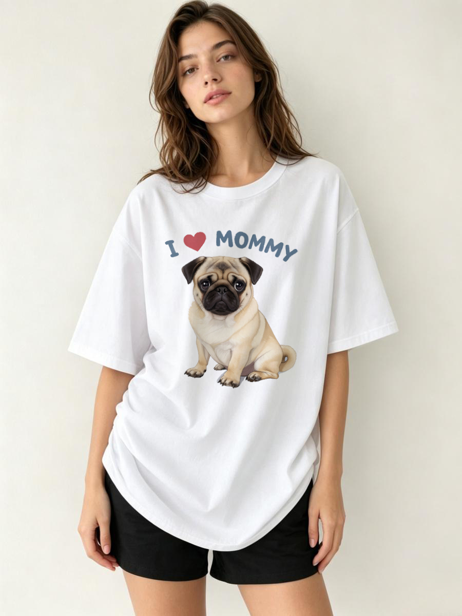 Tシャツ ペットプリント スリムフィット 安全性を確保する  - Embroidery Moisturizer のレビューと価格