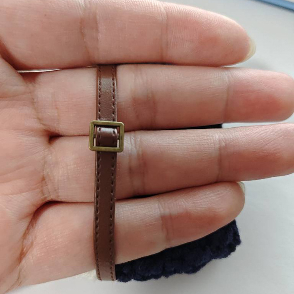 2M 5mm幅のミニドールバッグストラップ、ステッチ入りPU - Embroidery Bag のレビューと価格