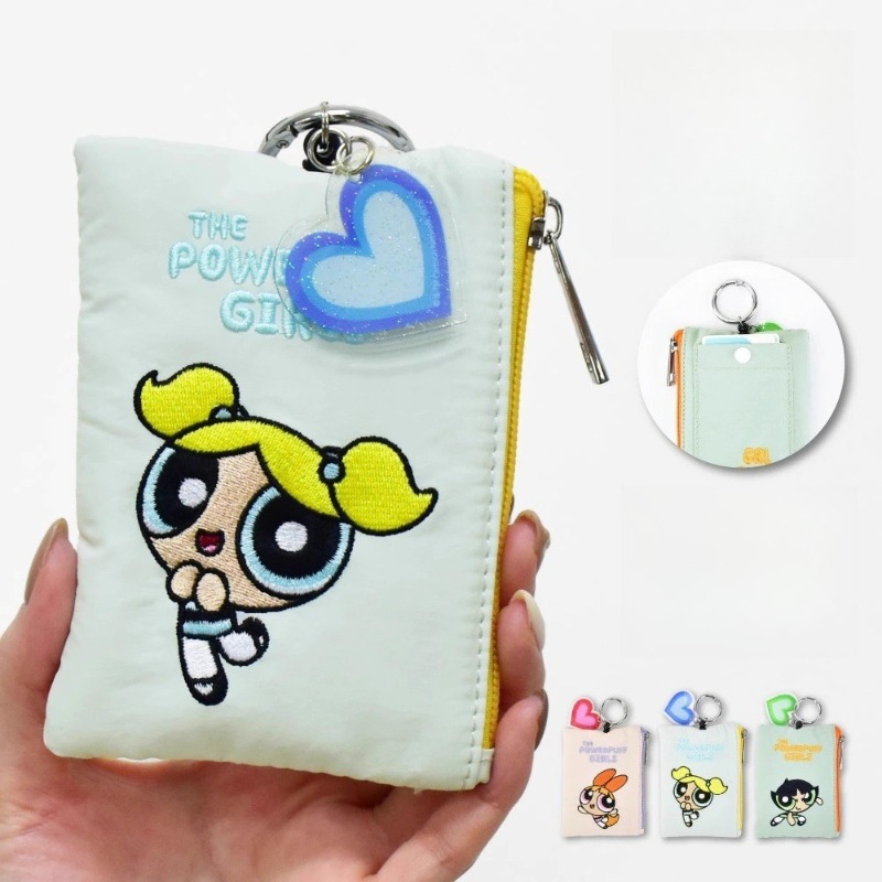 かわいいアニメ「パワーパフ・ガールズ」シリーズの刺繍入りコイ - Embroidery Bag のレビューと価格