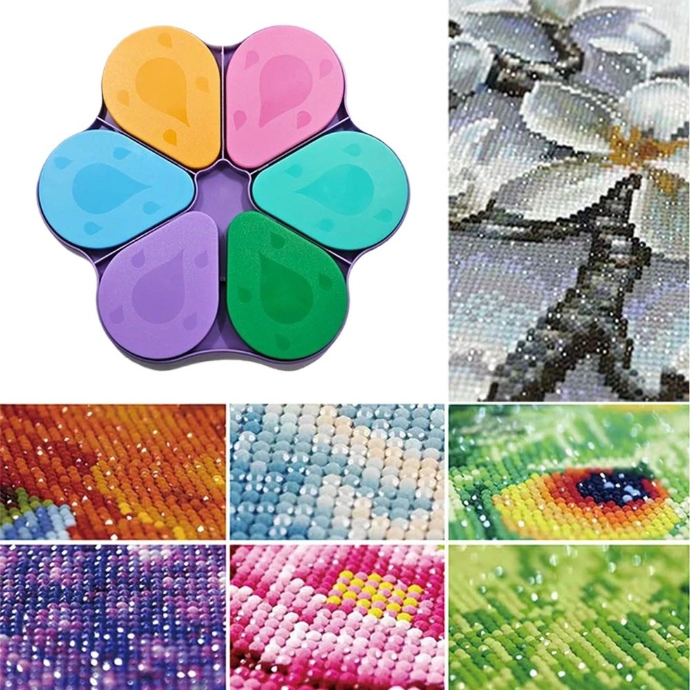 DIYクラフトダイヤモンドペインティングトレイ 蓋付きビーズ - Embroidery Underlay のレビューと価格
