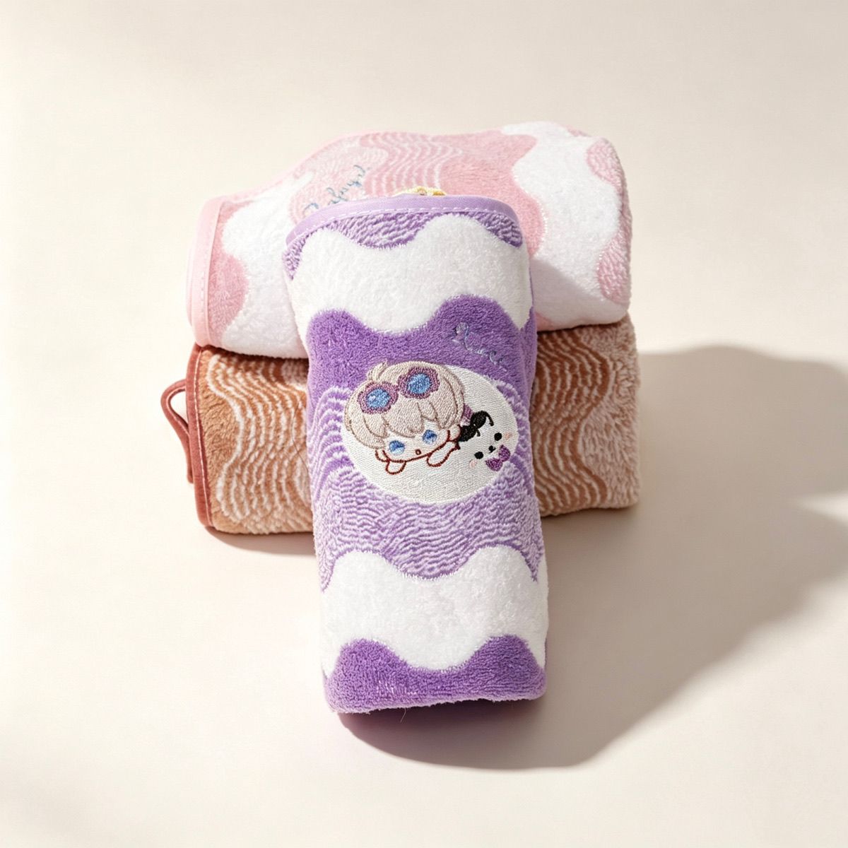 アニメ「ラブアンドディープスペース」コーラルフリースハンドタ - Embroidery Gift Ideas のレビューと価格