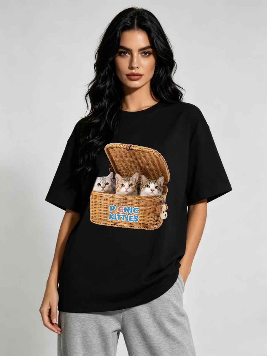 Tシャツ ペットプリント レギュラー サイクリング デイリー - Embroidery Moisturizer のレビューと価格