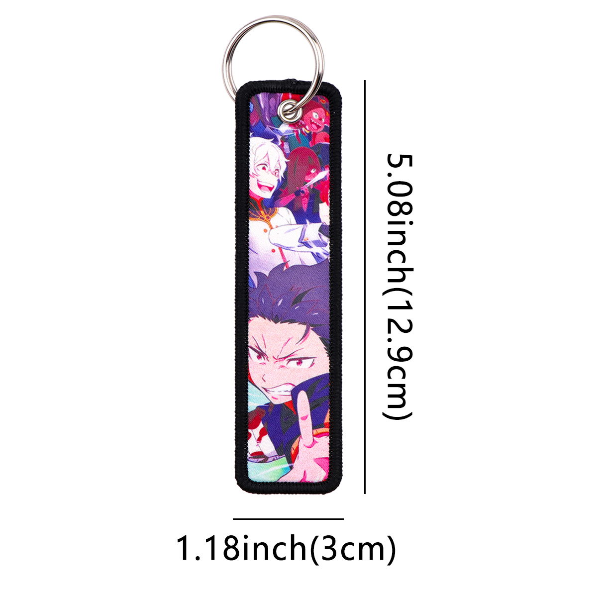1個入り 日本アニメキーホルダー 刺繍入りキーチェーン バイ - Embroidery Gift Ideas のレビューと価格