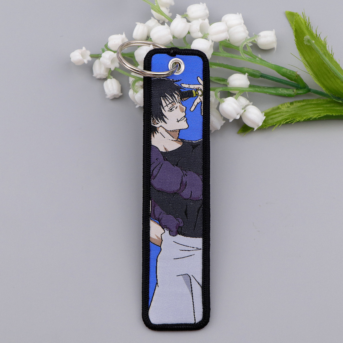 1個入り 日本アニメキーホルダー 刺繍入りキーチェーン バイ - Embroidery Gift Ideas のレビューと価格