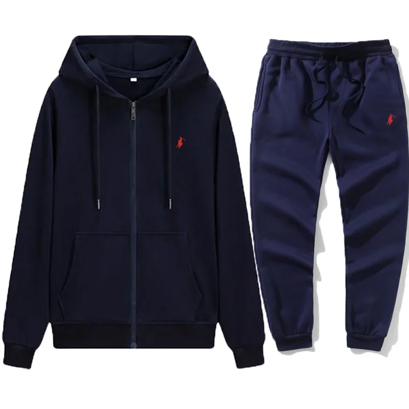 2026年メンズクラシックフーディスポーツパンツセット秋冬暖 - Embroidery Style のレビューと価格