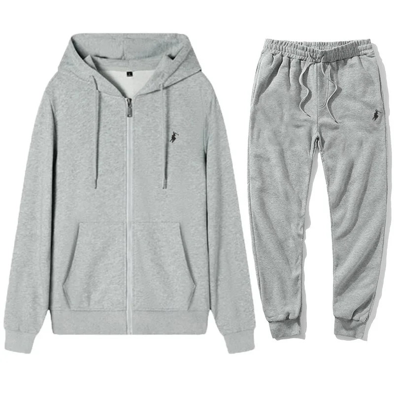 2026年メンズクラシックフーディスポーツパンツセット秋冬暖 - Embroidery Style のレビューと価格