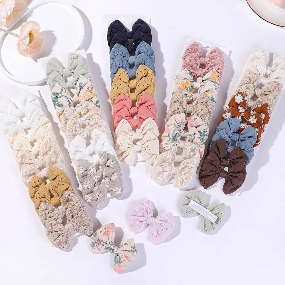 かわいい女の子のための綿のヘアクリップ,ヘアクリップ,かわい - Embroidery Gift Ideas のレビューと価格