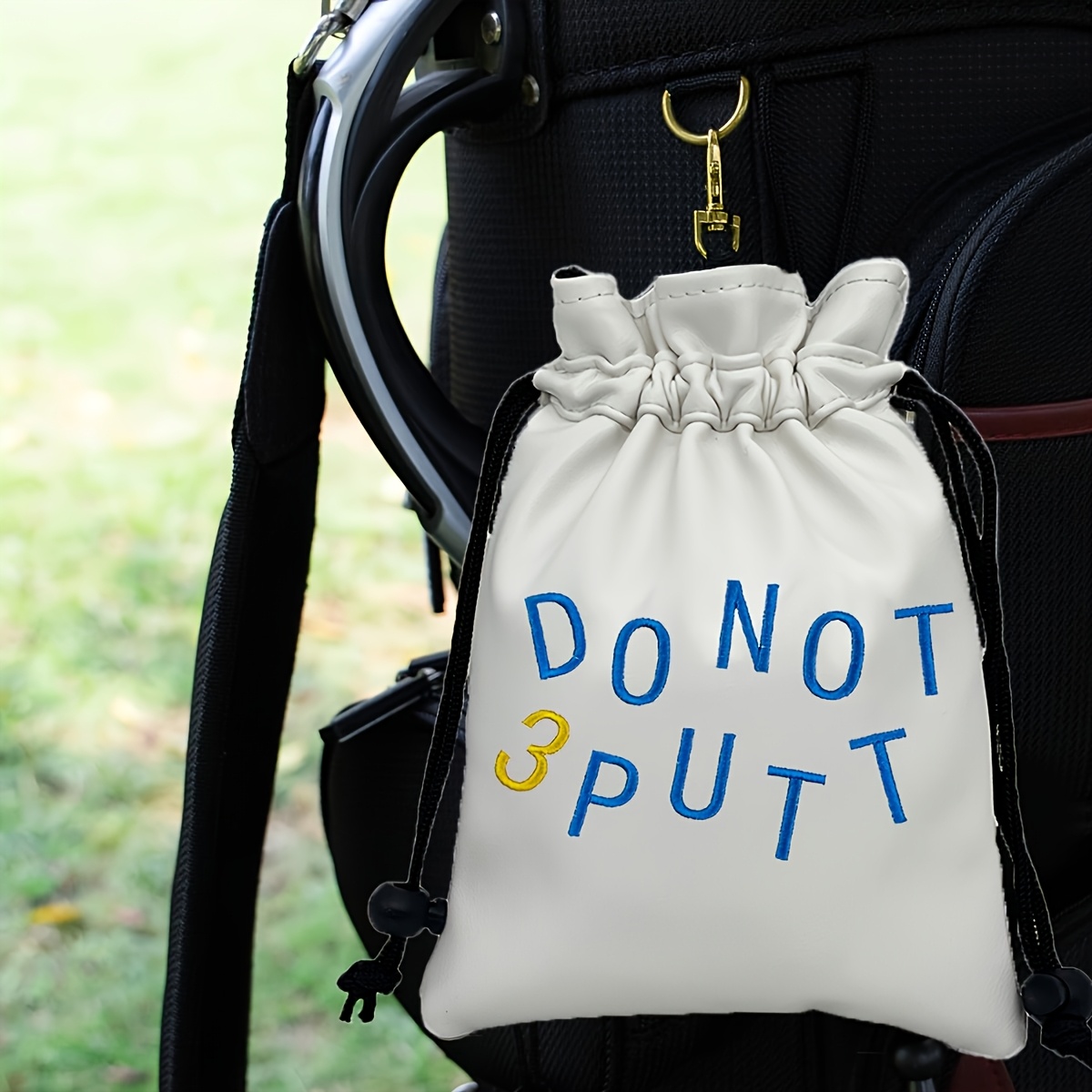 ゴルフボールバッグ1個、PU素材に精巧な刺繍入り、持ち運び可 - Embroidery Bag のレビューと価格