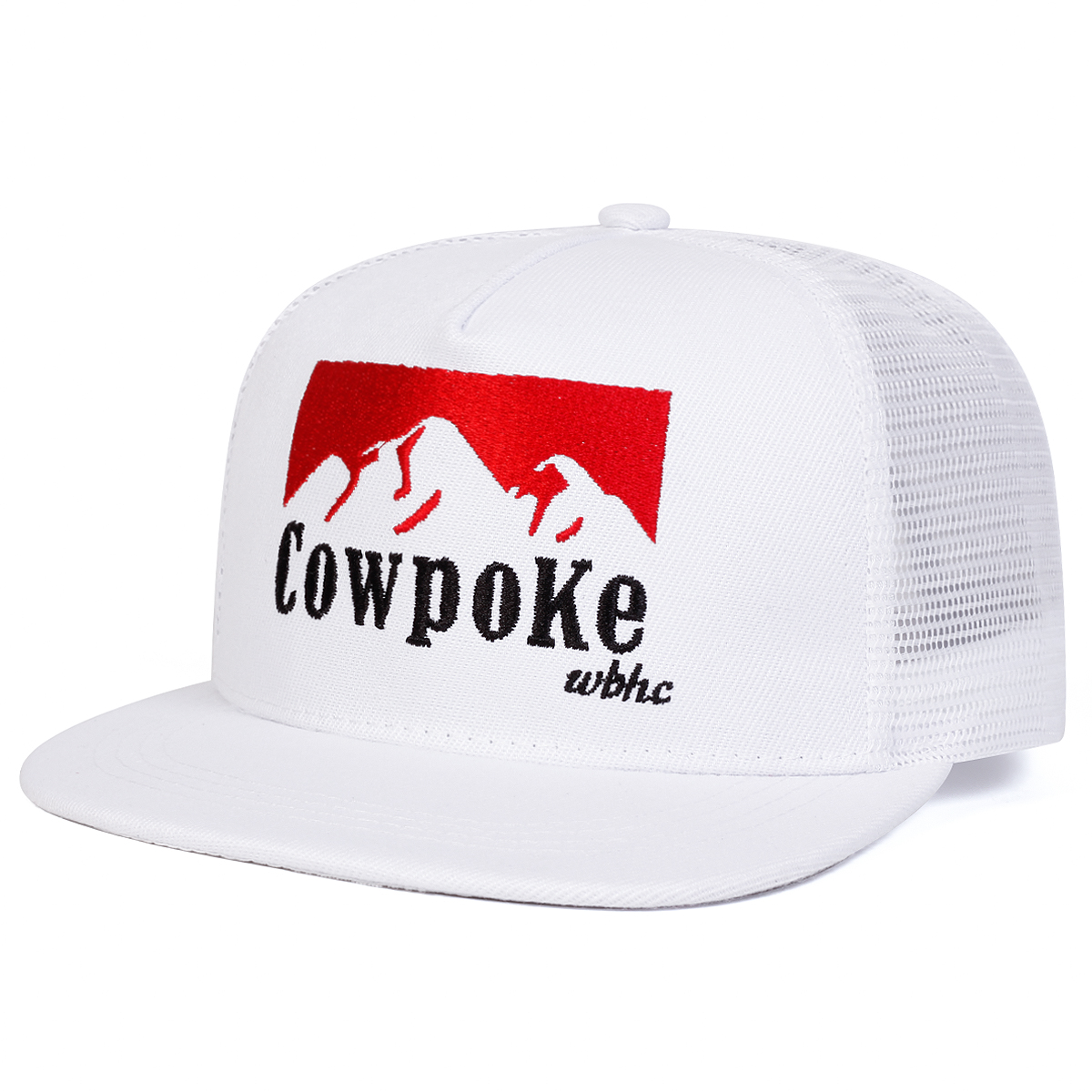 ユニセックス COWPOKE 文字刺繍ヒップホップネット帽子 - Embroidery Font のレビューと価格