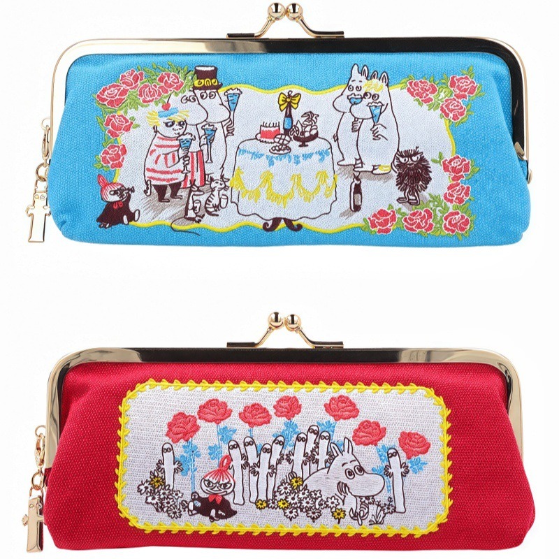 ホットアニメムーミンシリーズキャンバスメガネバッグ漫画キャラ - Embroidery Bag のレビューと価格