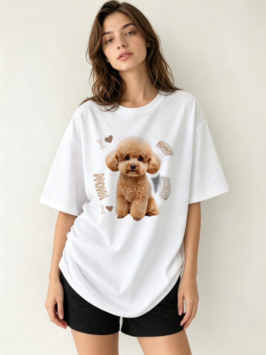 Tシャツ アニマルプリント リラックスフィット 規格準拠 毎 - Embroidery Moisturizer のレビューと価格