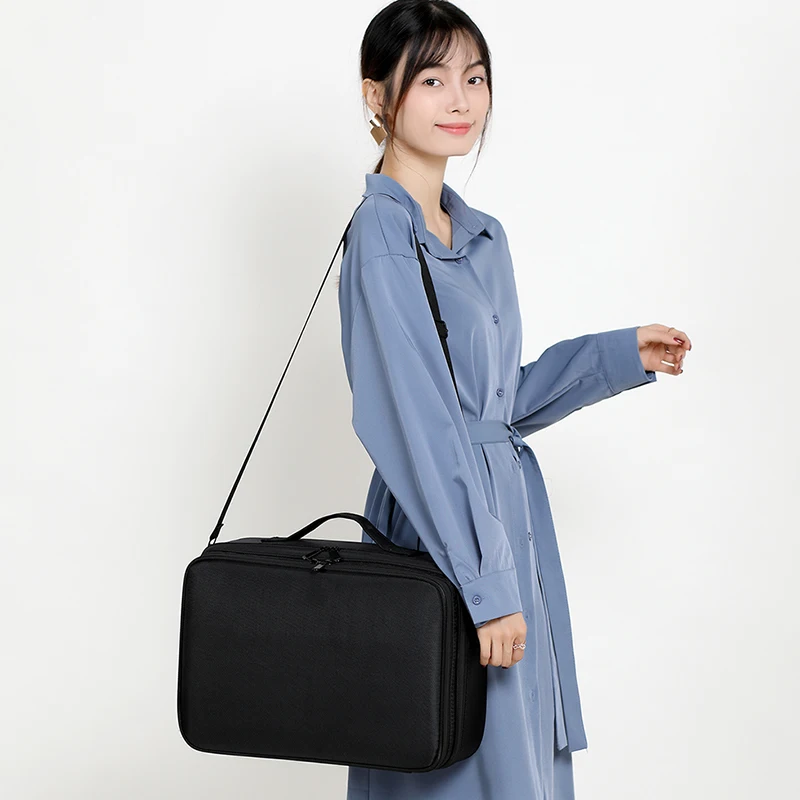 プロ仕様のポータブル化粧品バッグ、ネイルアート刺繍、半永久ツ - Embroidery Bag のレビューと価格