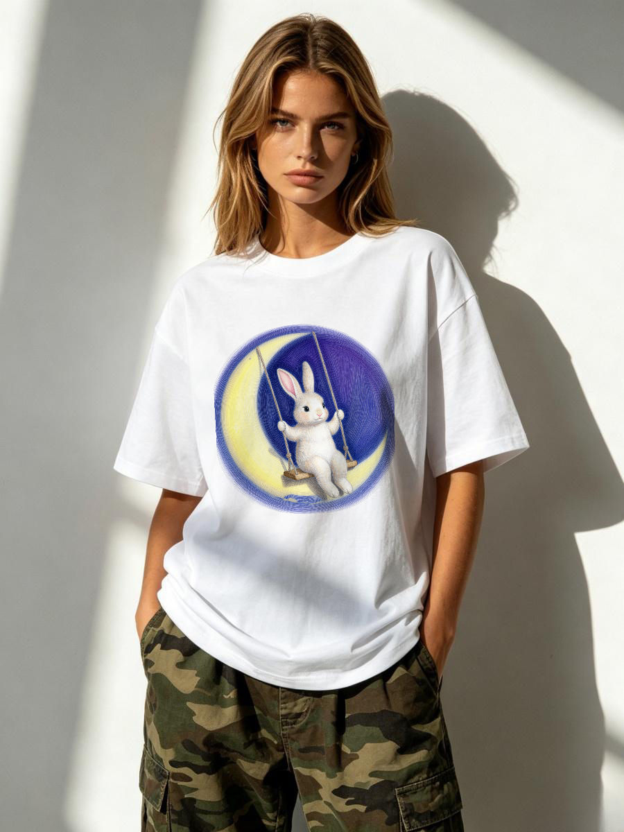 Tシャツ モイスチャートランスポート ハイローヘム プレッピ - Embroidery Moisturizer のレビューと価格