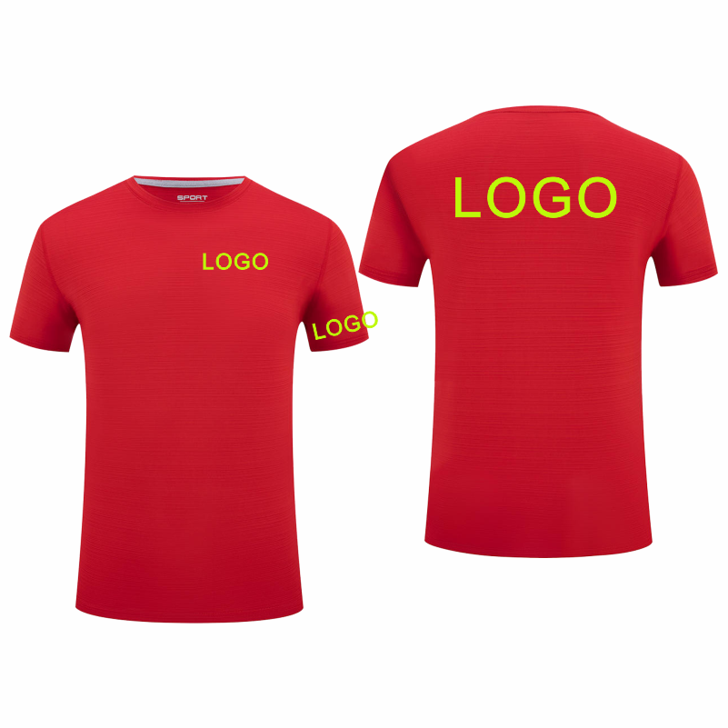ロゴカスタマイズされたラウンドネック半袖 Tシャツ速乾性スポ - Embroidery Logo のレビューと価格